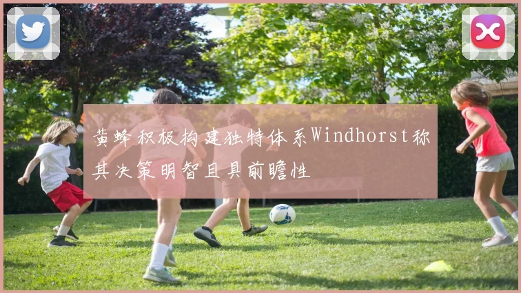 黄蜂积极构建独特体系Windhorst称其决策明智且具前瞻性